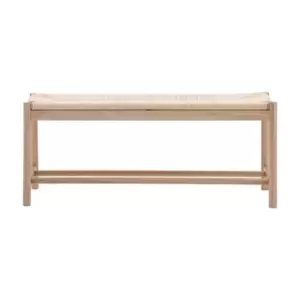 Gallery Interiors Sandon Rope Bench in Natural