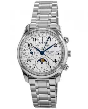Longines Master Collection Moonphase 40mm Chronograph Steel Mens Watch L2.673.4.78.6 L2.673.4.78.6
