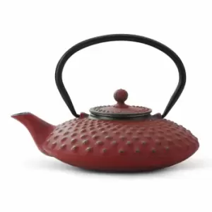 Bredemeijer Teapot Xilin Design Cast Iron 0.8L In Red