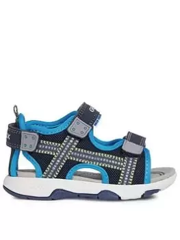 Geox Boys Multi Sandal, Navy, Size 8.5 Younger