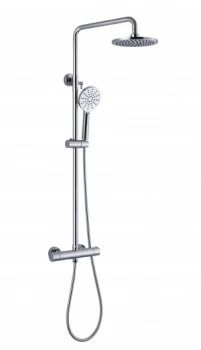 Wickes Allure Thermostatic Mixer Shower and Diverter - Chrome