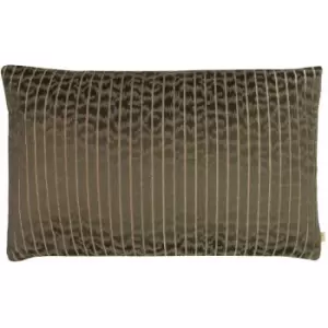 Kai Wrap Caracal Abstract Animal Print Cushion Cover, Earth, 40 x 60 Cm
