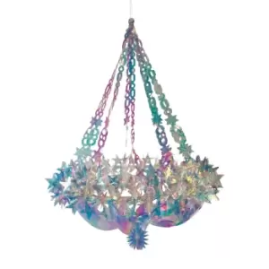 Christmas Shop Holographic Star Chandelier (One Size) (Holographic)