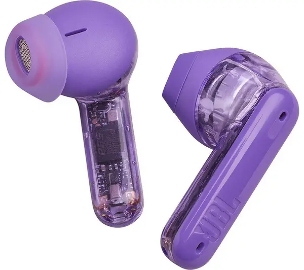 JBL Tune Flex Ghost Edition True Wireless In-Ear Headphones - Translucent / Purple