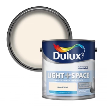 Dulux Light & Space Desert Wind Matt Emulsion Paint 2.5L