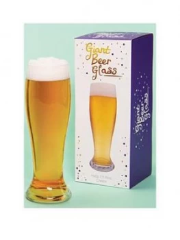 Fizz Giant Beer Glass
