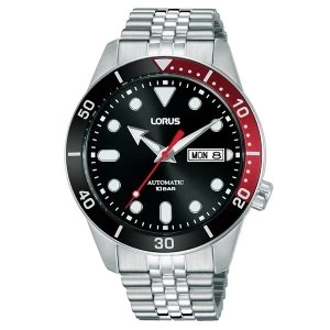 Lorus RL447AX9 Mens Black Dial Automatic Stainless Steel Bracelet Watch