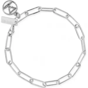 ChloBo Sacred Earth Sterling Silver Link Chain Earth Bracelet SBLC3112
