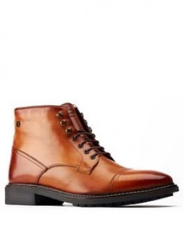 Base Conrad Leather Boots - Tan