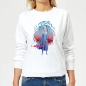 Frozen 2 Find The Way Colour Womens Sweatshirt - White - XL