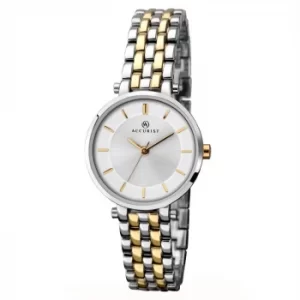 Accurist Ladies Two-tone Gold Plated Bracelet Watch