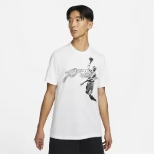 Air Jordan Graphic T Shirt Mens - White