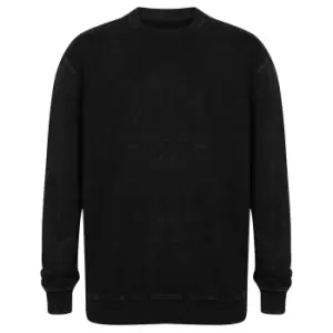 SF Unisex Adults Washed Tour Sweatshirt (XL) (Washed Black)
