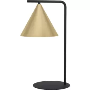 Eglo NARICES Black and Gold Table Lamp - black
