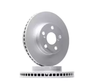 ATE Brake disc 24.0125-0196.1 Brake rotor,Brake discs TOYOTA,LEXUS,PRIUS (ZVW3_),CT (ZWA10_)