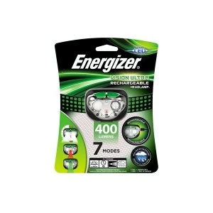 Energizer Vision LED USB Rechargeable Headlight with 400 Lumens