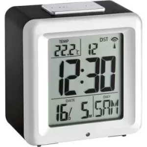 TFA Dostmann 60.2503 Radio Alarm clock Black-silver Alarm times 1