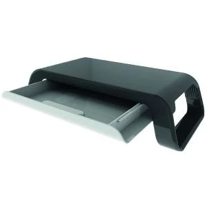 Contour Ergonomics Monitor Stand with Drawer Black CE05539