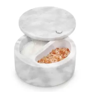 Homiu Marble 2 Compartment Condiment Set