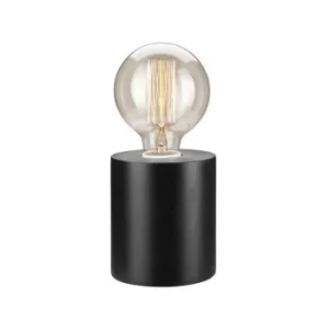 Cylindrical Table Lamp Wenge, 1x E27