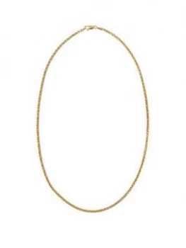 Love Gold 9Ct Gold 18" Spiga Chain Necklace