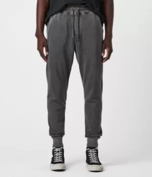 AllSaints Mens Liam Cuffed Regular Sweatpants, Black, Size: XS