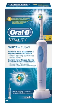 Electric Toothbrush Oral-B Vitality White + Clean D12013w