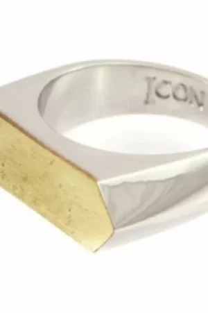 Icon Brand Jewellery Cohesion Ring Size Medium JEWEL P1140-R-SIL-MED