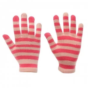 Gelert Magic Glove Juniors Girls - Pink Stripe