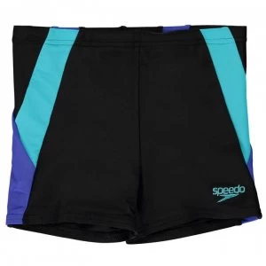 Speedo Aqua Shorts Junior Boys - Black/Blue/Turq