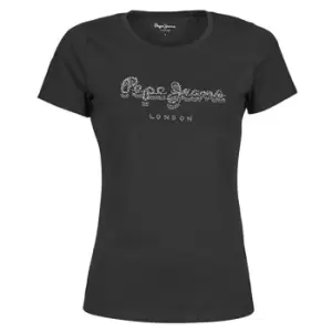 Pepe jeans BEATRICE womens T shirt in Black - Sizes S,M,L,XS