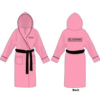 BlackPink - Logo Unisex Medium - Large Bathrobe - Pink
