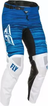 Fly Racing Kinetic Wave Motocross Pants, white-blue, Size 36, white-blue, Size 36
