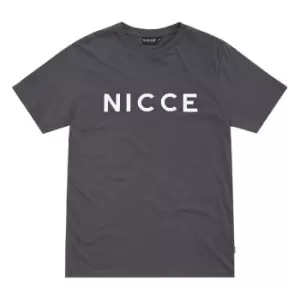 Nicce Original Logo T Shirt - Grey