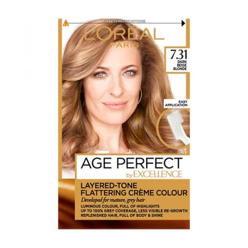 Excellence Age Perfect 7.31 Dark Caramel Blonde Hair Dye Blonde