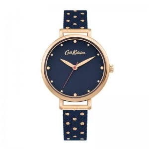 Cath Kidston Watch with Navy Satin Dial