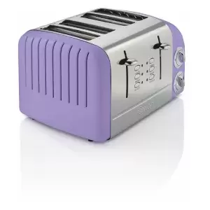 Swan ST34020PURN 4 Slice Retro Toaster