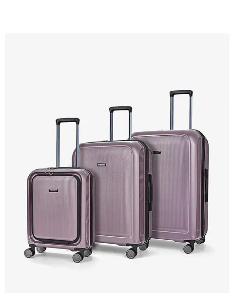 Rock Rock Austin Purple Luggage 3pc set Purple EA61601