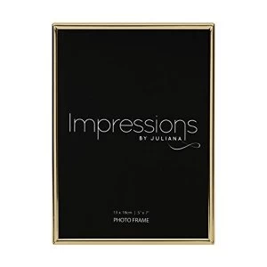 5" x 7" - Impressions Brass Plated Thin Photo Frame
