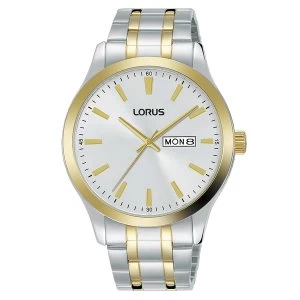 Lorus RH346AX9 Mens Two Tone Bracelet Dress Watch