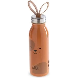 Aladdin Zoo Vacuum Insulated Water Bottle 0.45L Dog Brown