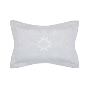 Zoffany Elswick Paisley Oxford Pillowcase, Quartz Grey