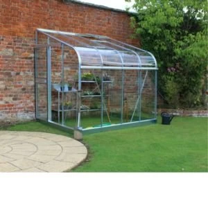 BQ Metal 8x6 Toughened safety glass Lean To greenhouse