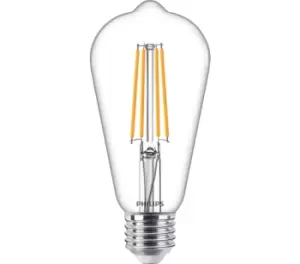 Philips CLA LED Bulb Squirrel Cage ST64 7.2-60W E27 Warm White Dimmable - 77333500