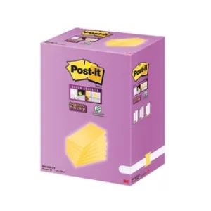 Post-it Sticky Notes Yellow Tower 127 x 76mm (Pack of 16) 7100236614