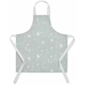 Catherine Lansfield Meadowsweet Floral 100% Cotton Apron, Green