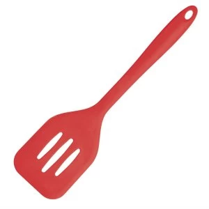 Colourworks Silicone Slotted Spatula - Red