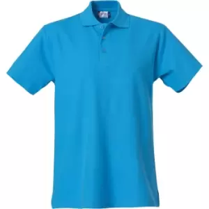 Clique Mens Basic Polo Shirt (S) (Turquoise)