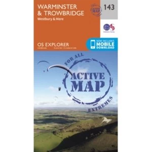Warminster and Trowbridge by Ordnance Survey (Sheet map/active map, folded, 2015)