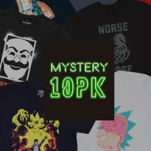 Mystery Geek T-Shirt - 10-Pack - Mens - L